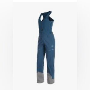 **Brand New** Mammut Barryvox Ski / Snowboard Bib Pants- Women’s Blue EU/D 34